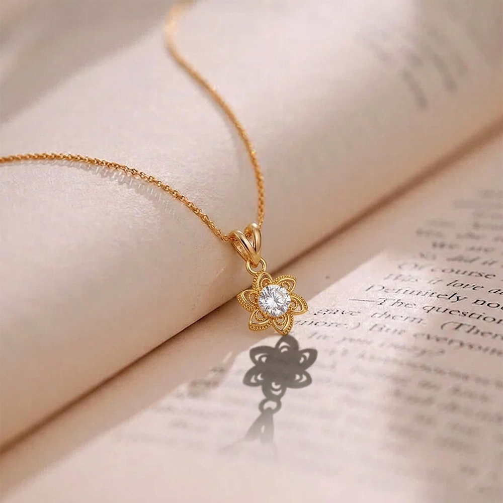 The99Jewel Crystal Stone Chain Pendant For Women/ Girls