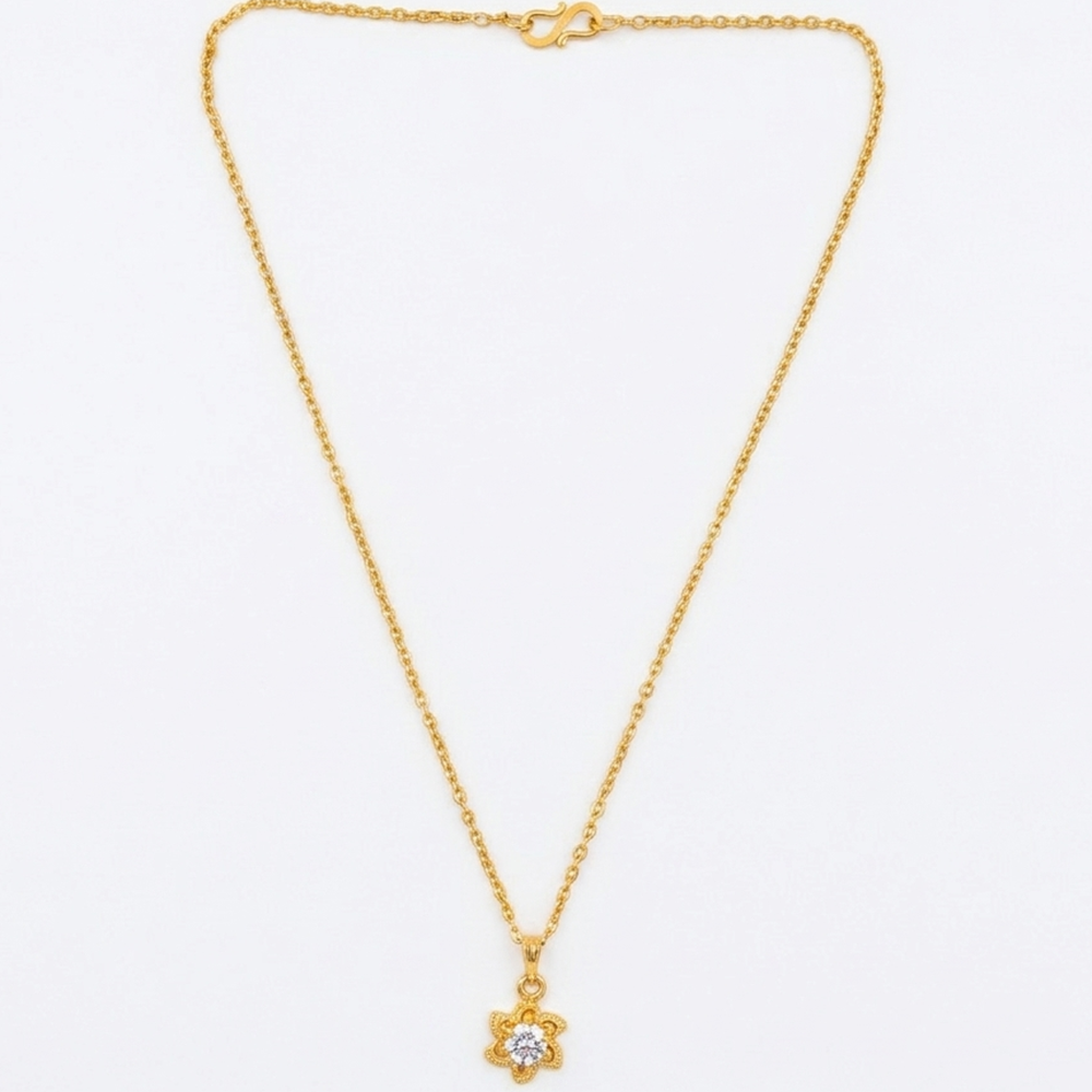The99Jewel Crystal Stone Chain Pendant For Women/ Girls