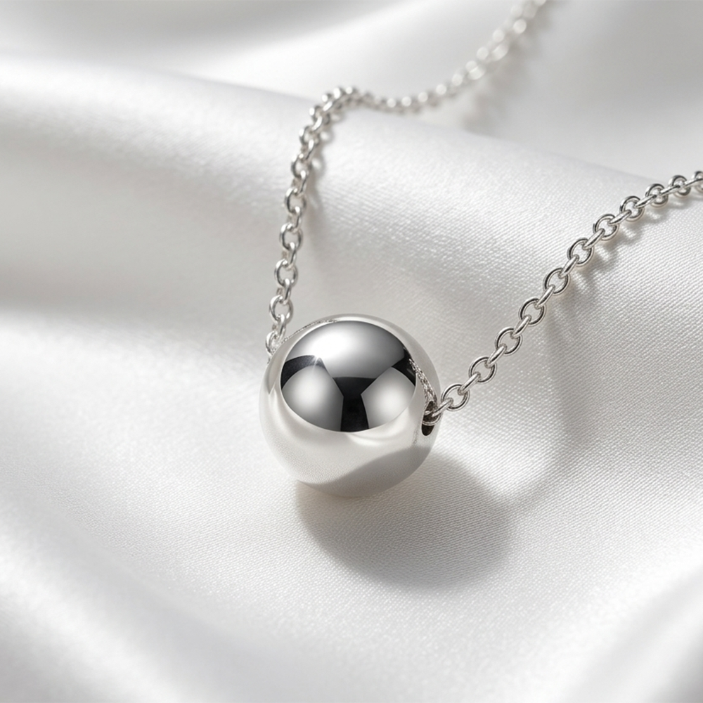 The99Jewel Silver Plated Chain Pendant For Women/ Girls