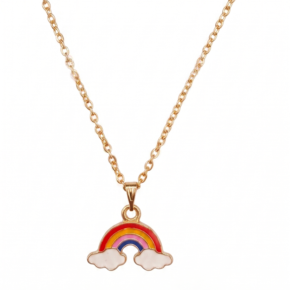 The99Jewel Elegant Colorful Rainbow Meenakari Chain Pendant For Women/ Girls