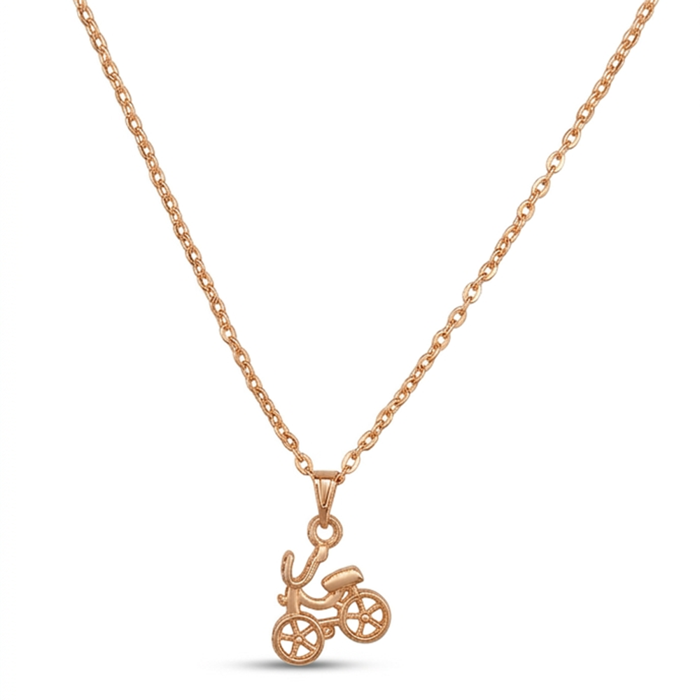 The99Jewel Stylish Minimal Bicycle Pendant for Boys