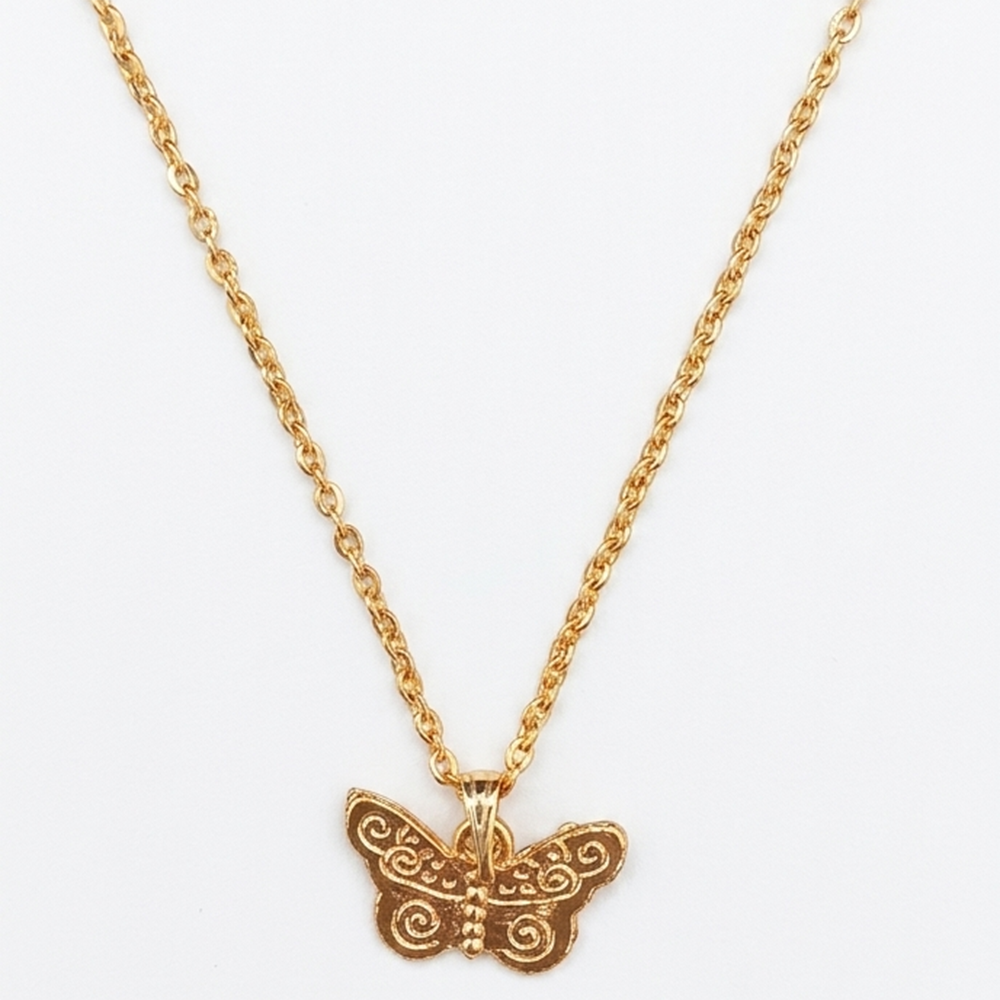 The99Jewel Cute Butterfly Design Chain Pendant For Women/ Girls