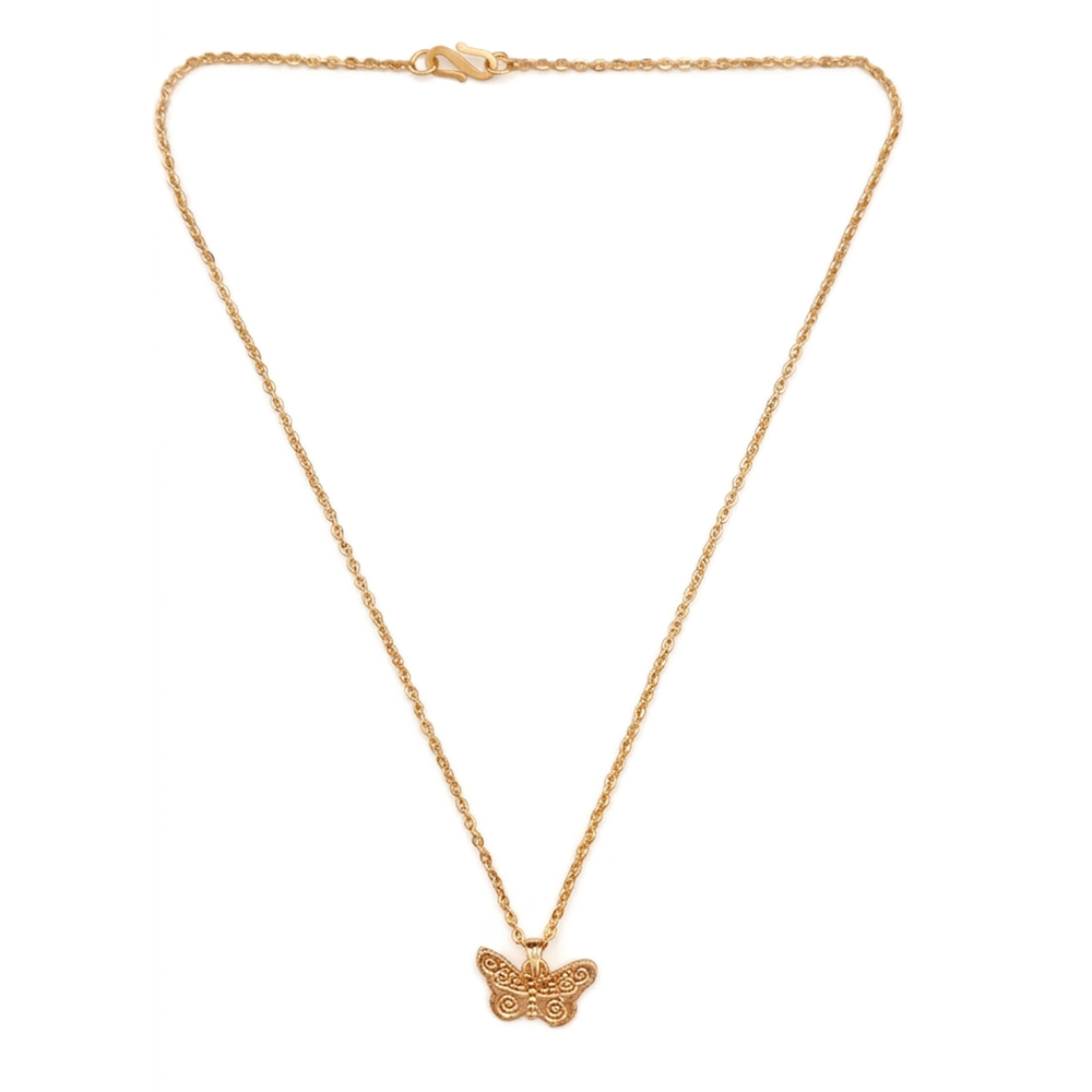 The99Jewel Cute Butterfly Design Chain Pendant For Women/ Girls