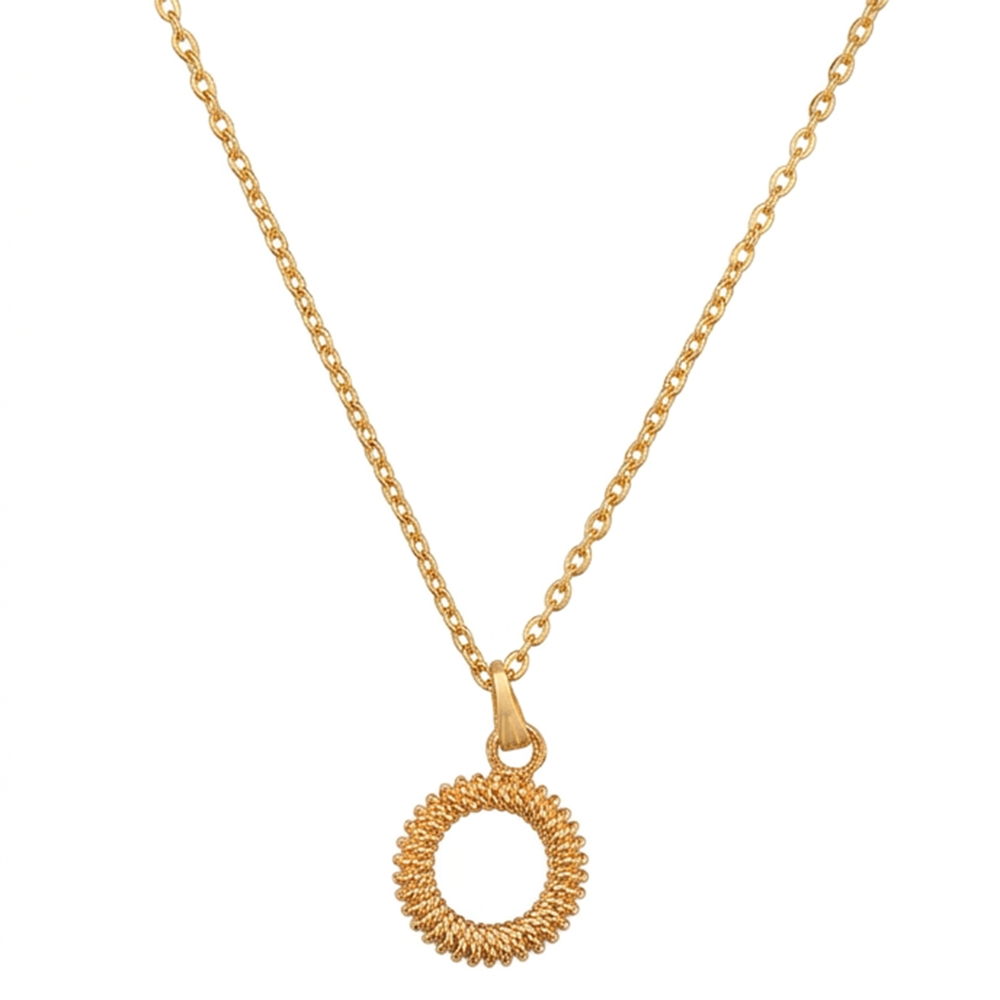 The99Jewel Gold Plated World Map Chain Pendant for Women & Girls