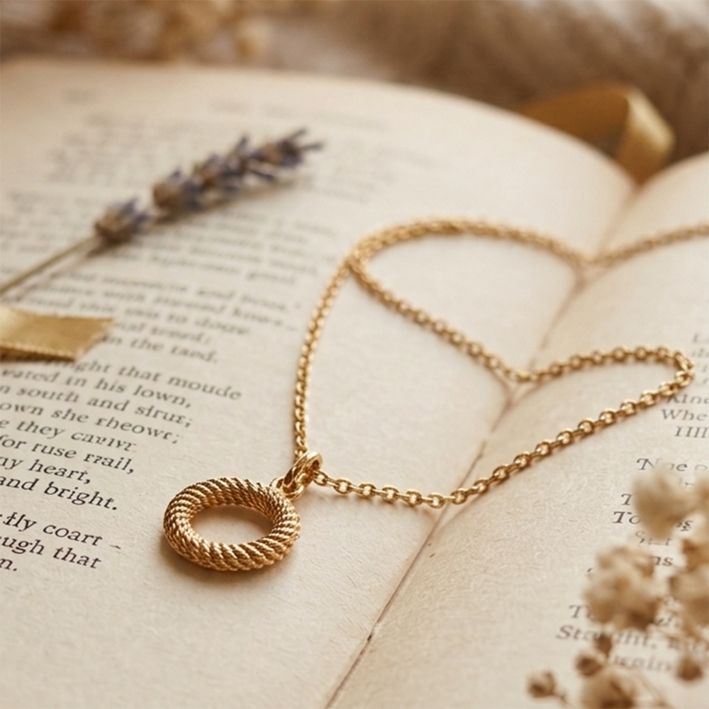 The99Jewel Gold Plated World Map Chain Pendant for Women & Girls