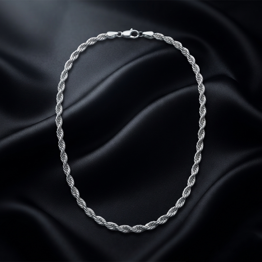The99Jewel Trendy rope Chain Necklace for Men | Contemporary Fashion Accessory
