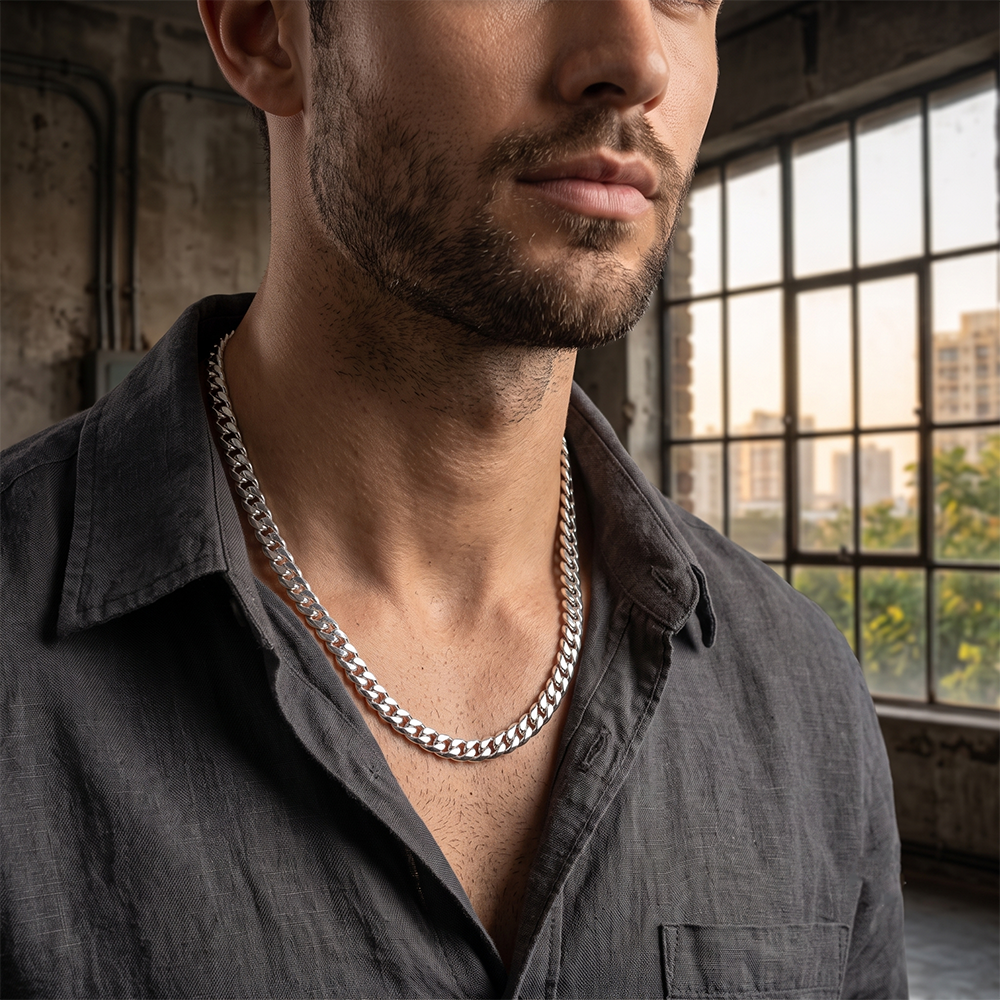 The99Jewel Trendy rope Chain Necklace for Men | Contemporary Fashion Accessory