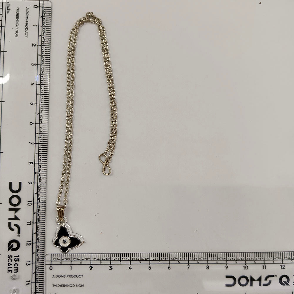 The99Jewel Silver Plated Butterfly Shape  Chain Pendant for Women