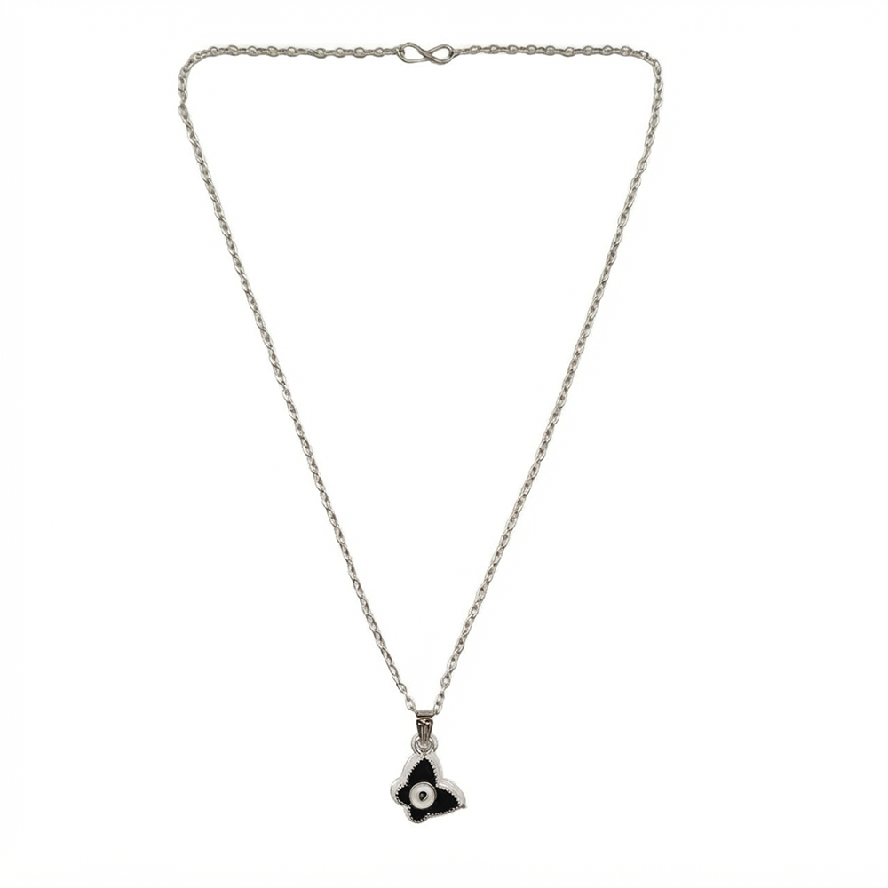 The99Jewel Silver Plated Butterfly Shape  Chain Pendant for Women
