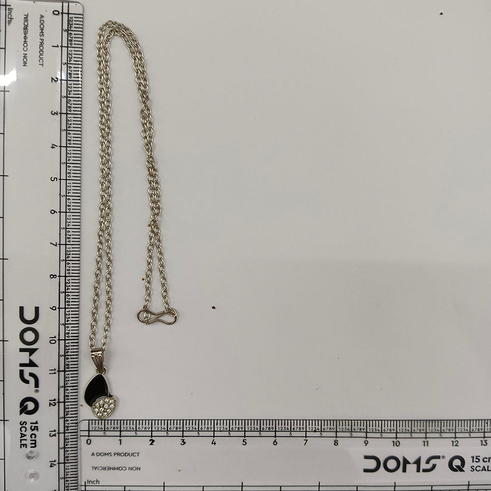 The99Jewel Fashion Silver Plated Austrian Stone Chain Pendant