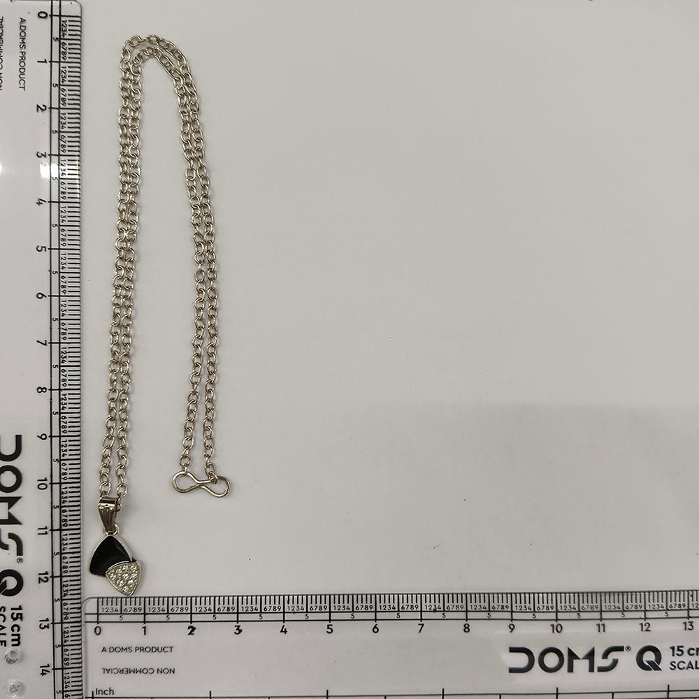 The99Jewel Fashion Silver Plated Austrian Stone Chain Pendant