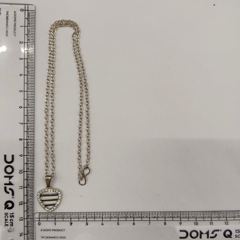 The99Jewel Fashion Silver Plated Austrian Stone Chain Pendant