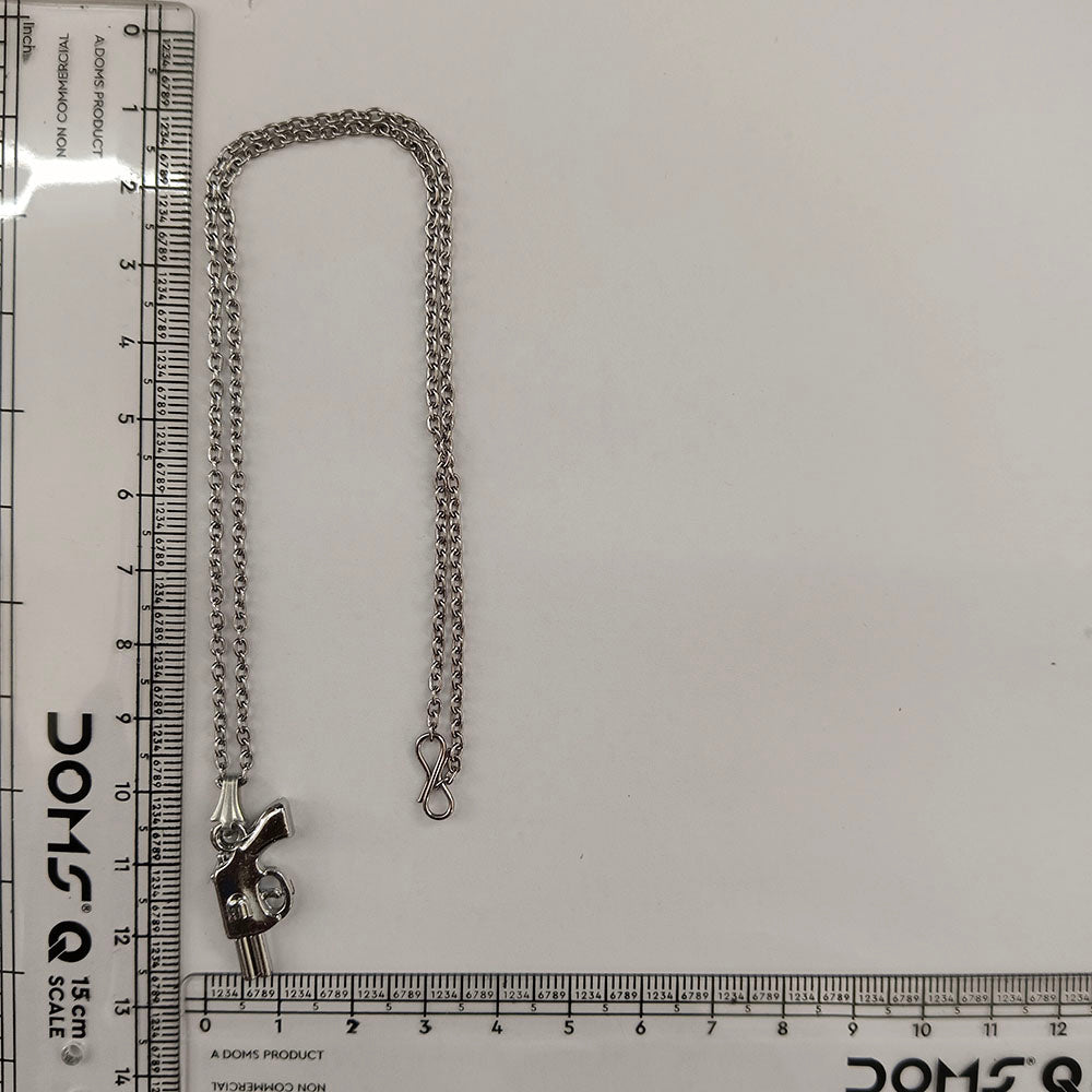 The99Jewel Trendy Silver Plated Gun Shape Pendant Chain for Women