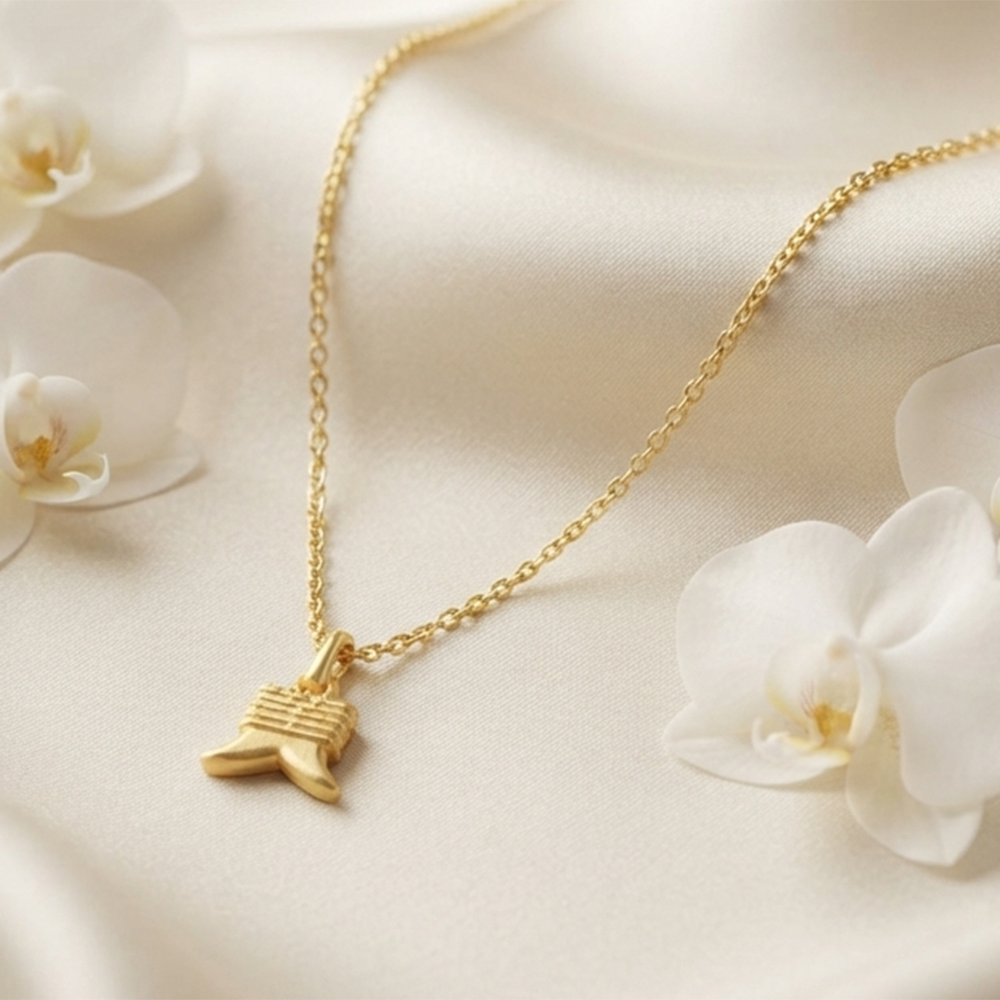 The99Jewel Modern Gold Plated Chain Pendant for Women 