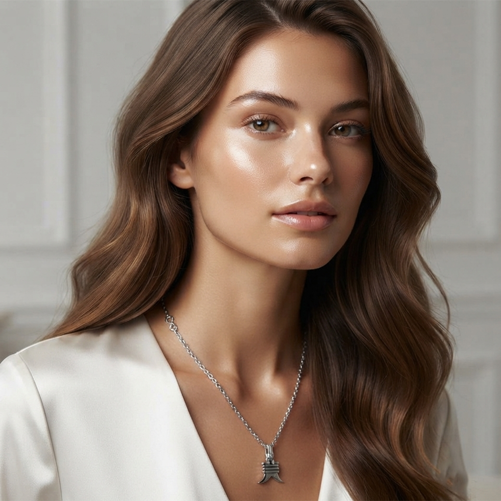 The99Jewel Trendy Silver Plated Pendant Chain for Women