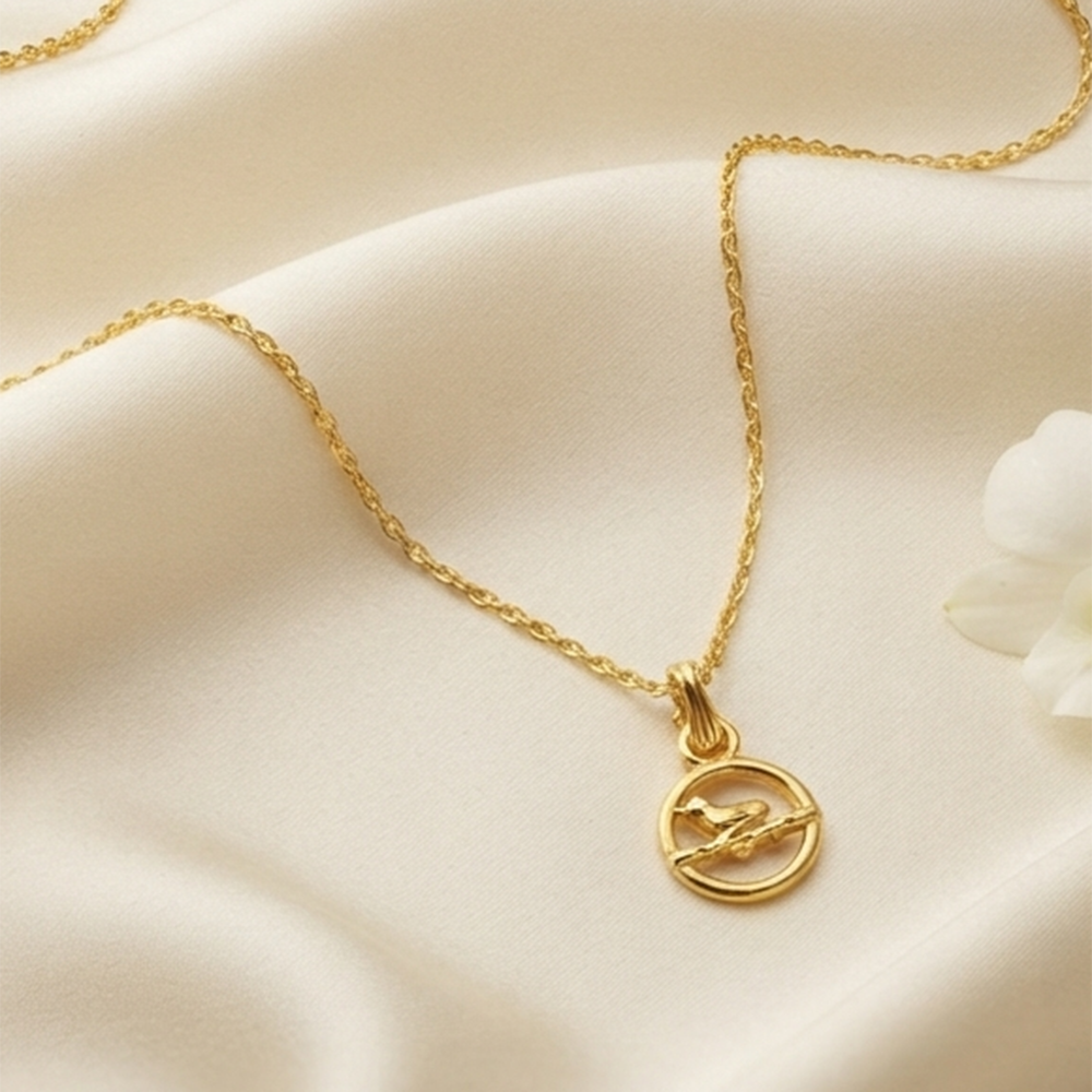 The99Jewel Modern Gold Plated Star Shape Chain Pendant for Women