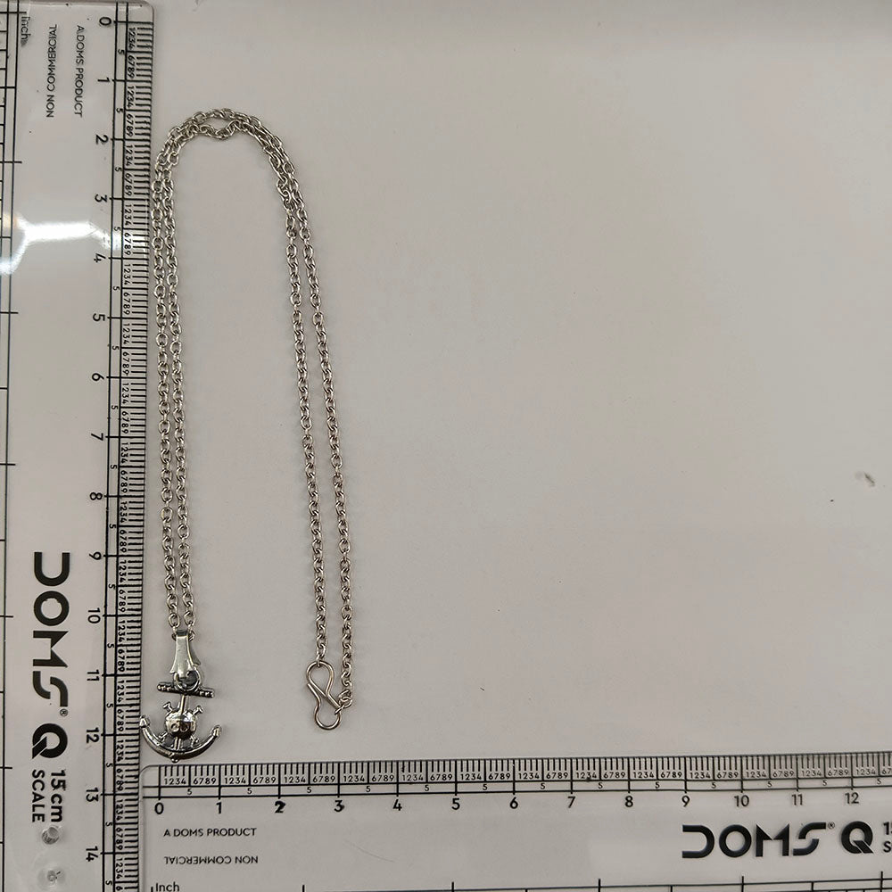 The99Jewel Casual Silver Plated Anchor Shape Pendant Chain for Women