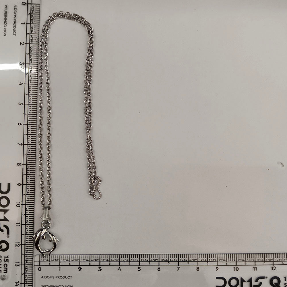 The99Jewel Casual Silver Plated Dolphin Shape Pendant Chain for Women