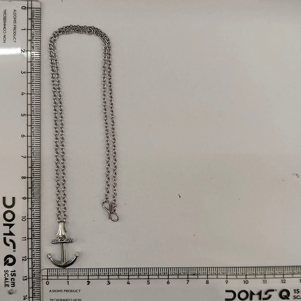 The99Jewel Casual Silver Plated Anchor Shape Pendant Chain for Women