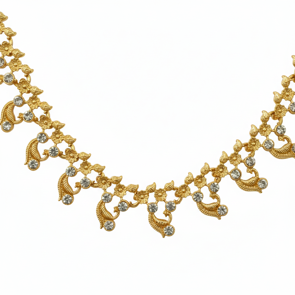 The99Jewel Gold Plated Elegant Austrian Stone Necklace set