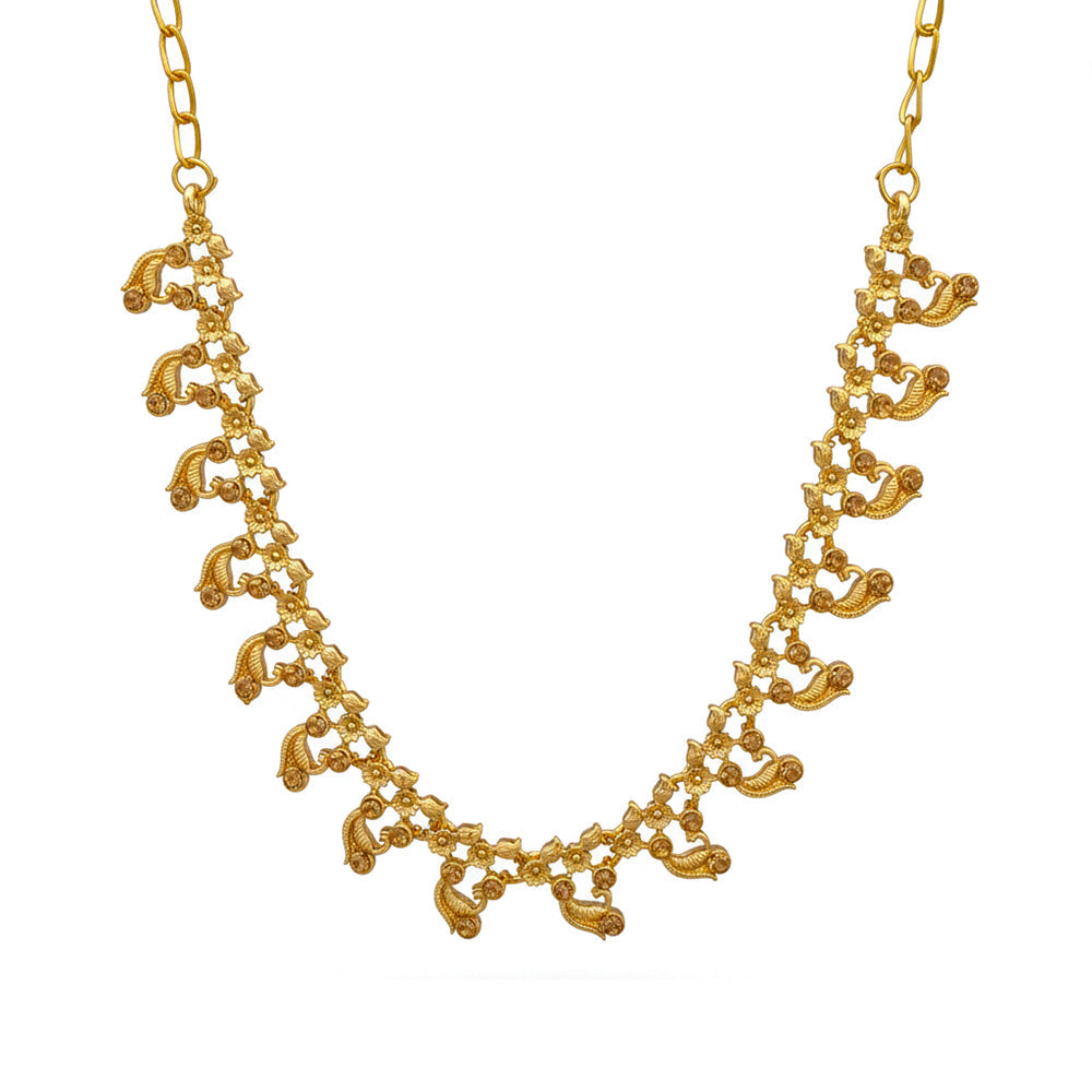 The99Jewel Gold Plated Austrian Stone Necklace Set
