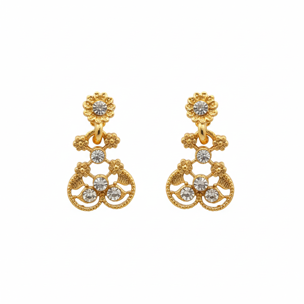 The99Jewel Gold Plated Austrian Stone Necklace Set