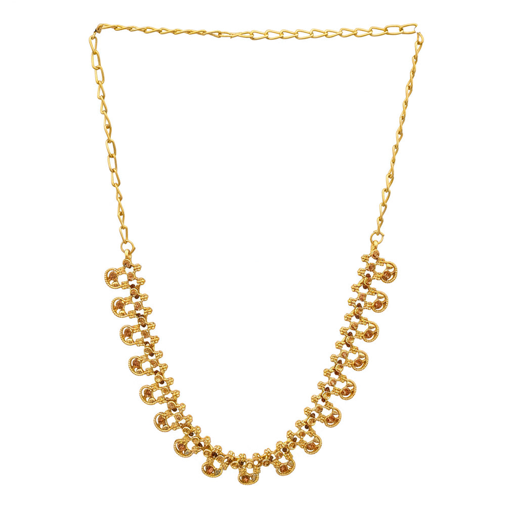 The99Jewel Gold Plated Elegant Austrian Stone Necklace set