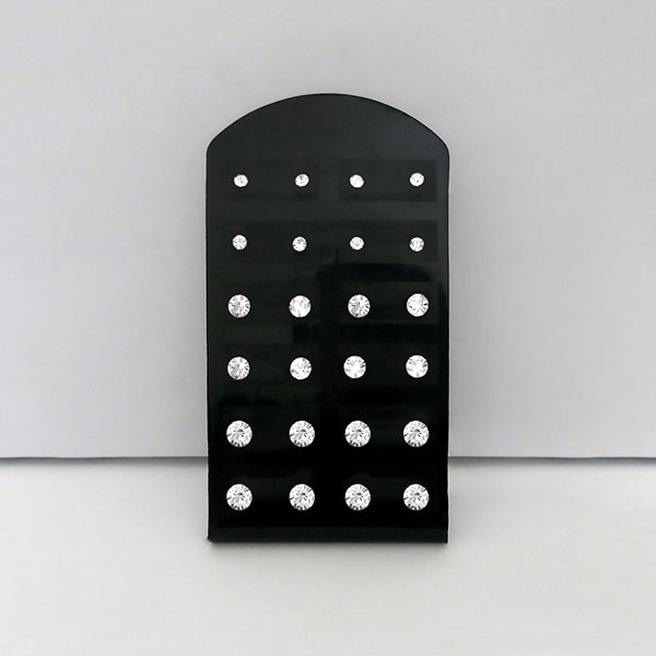 The99Jewel Set of 12 Rhinestone Stud Earrings Combo