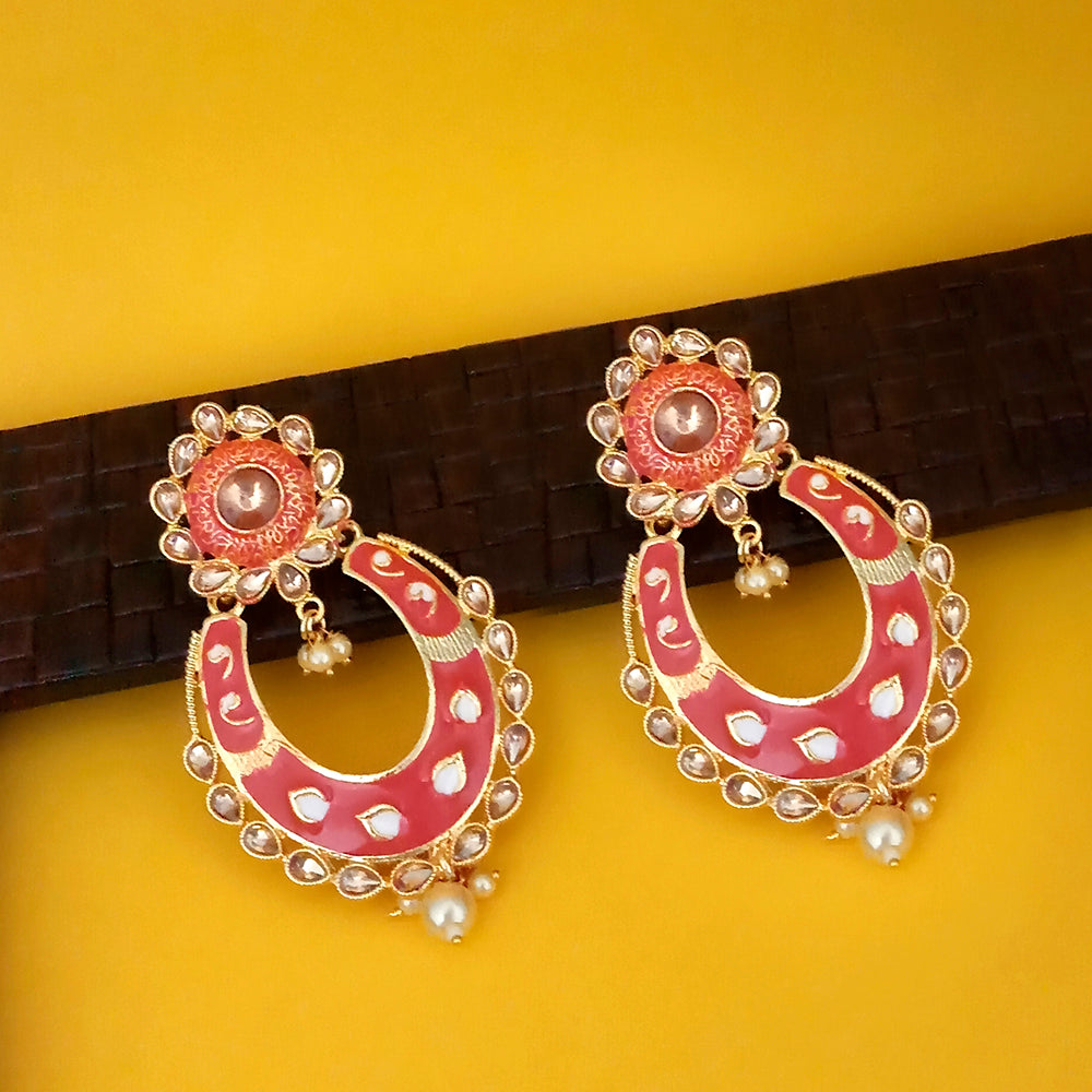 The99Jewel Traditional Dangler Earrings for Women | Elegant Ethnic Long Hanging Earrings for Wedding, Party and Festive Wear