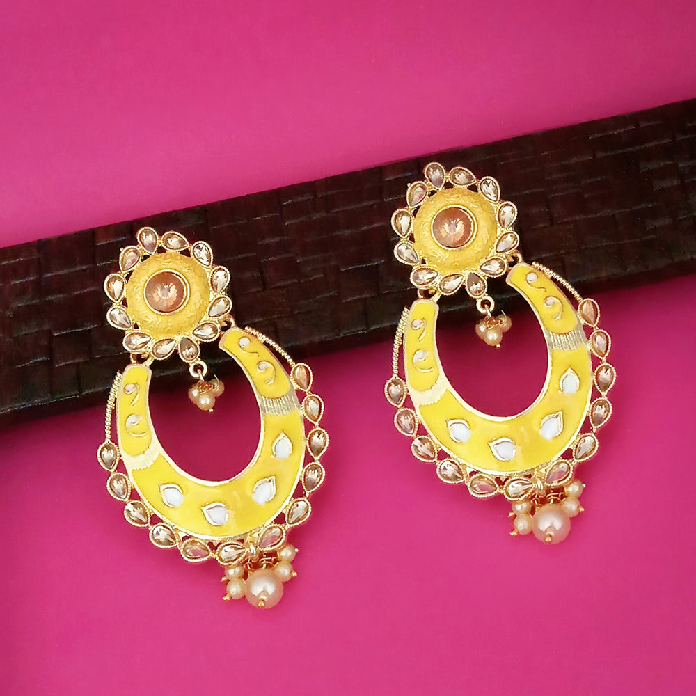 The99Jewel Traditional Dangler Earrings for Women | Elegant Ethnic Long Hanging Earrings for Wedding, Party and Festive Wear