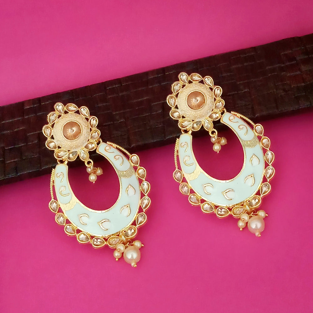 The99Jewel Traditional Dangler Earrings for Women | Elegant Ethnic Long Hanging Earrings for Wedding, Party and Festive Wear