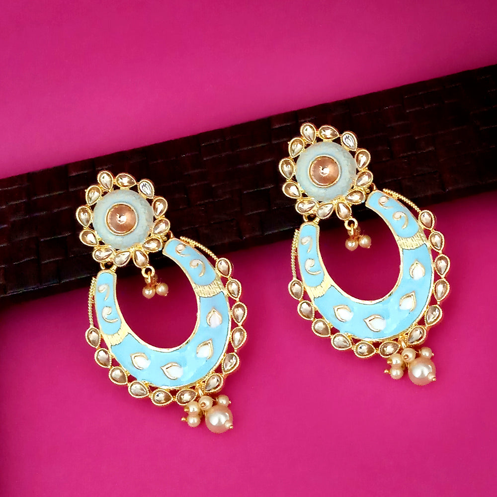 The99Jewel Traditional Dangler Earrings for Women | Elegant Ethnic Long Hanging Earrings for Wedding, Party and Festive Wear