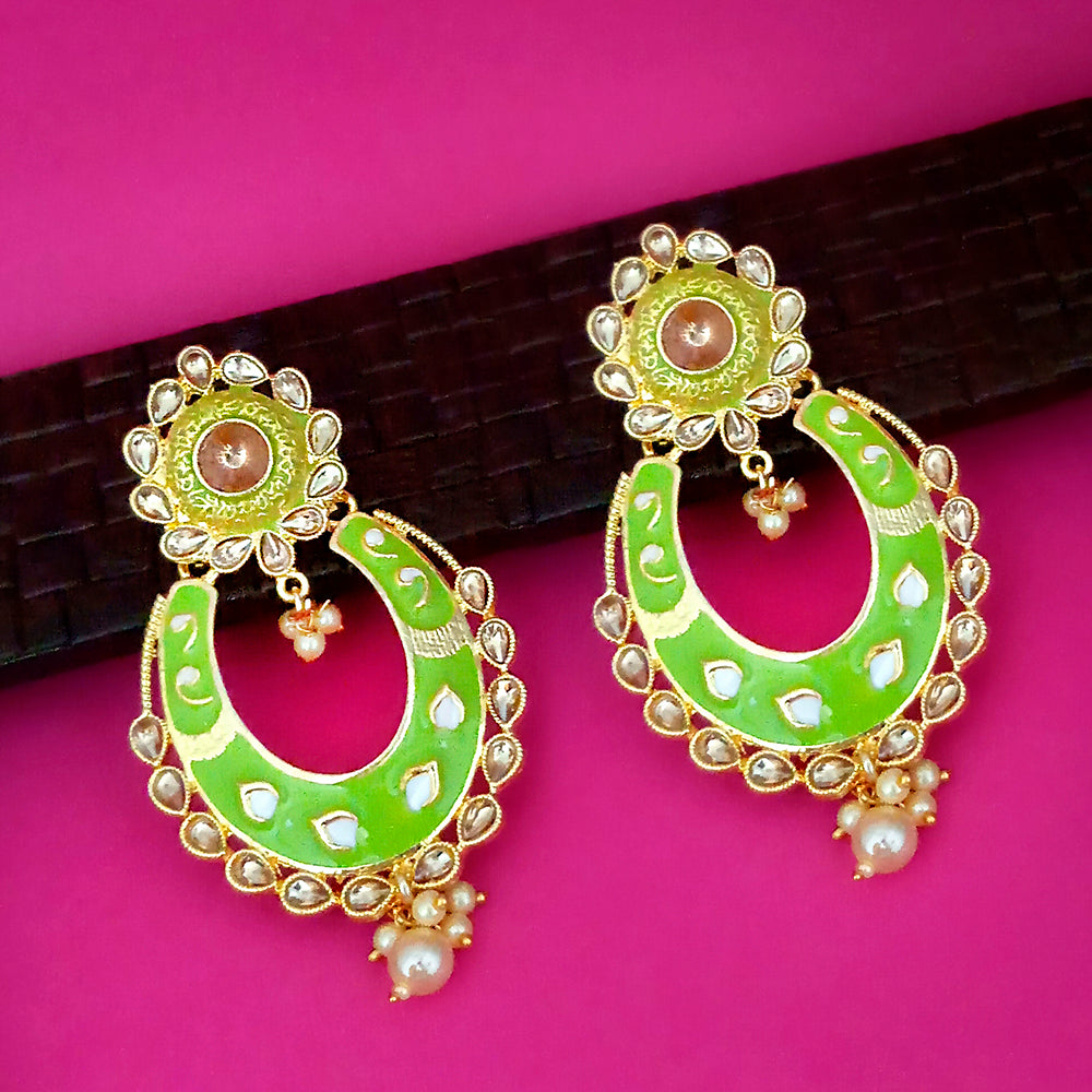The99Jewel Traditional Dangler Earrings for Women | Elegant Ethnic Long Hanging Earrings for Wedding, Party and Festive Wear