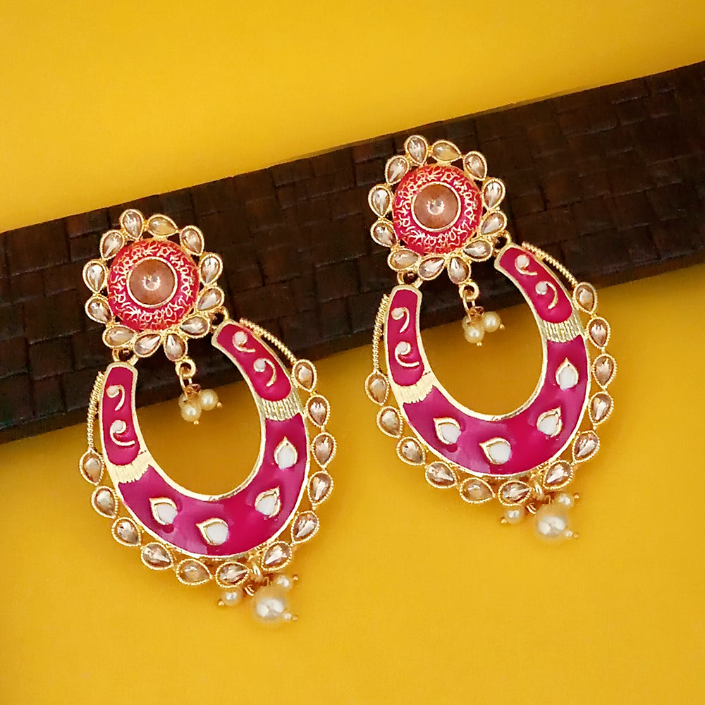 The99Jewel Traditional Dangler Earrings for Women | Elegant Ethnic Long Hanging Earrings for Wedding, Party and Festive Wear