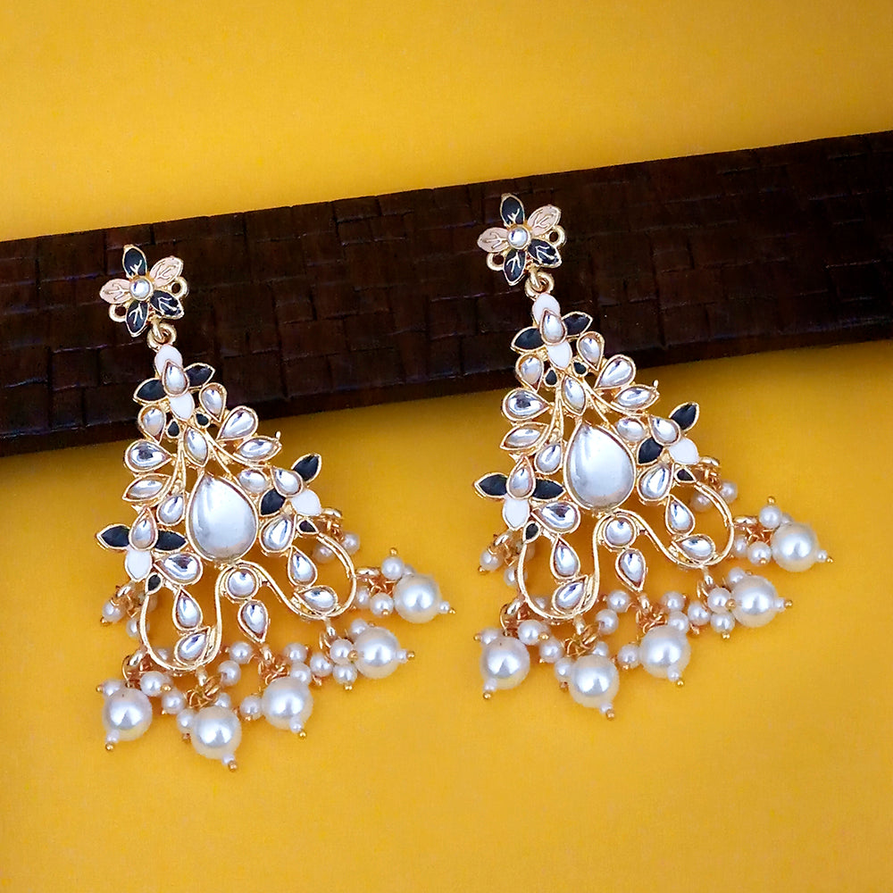 The99Jewel Wedding Wear Kundan Earrings for Women | Traditional Stone-Studded Ethnic Jewellery for Parties and Celebrations