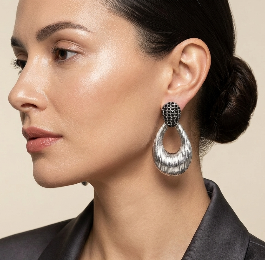 The99Jewel Women's Ethnic Kundan Stone Earrings | Elegant Traditional Fashion Jewellery for Weddings and Special Occasions