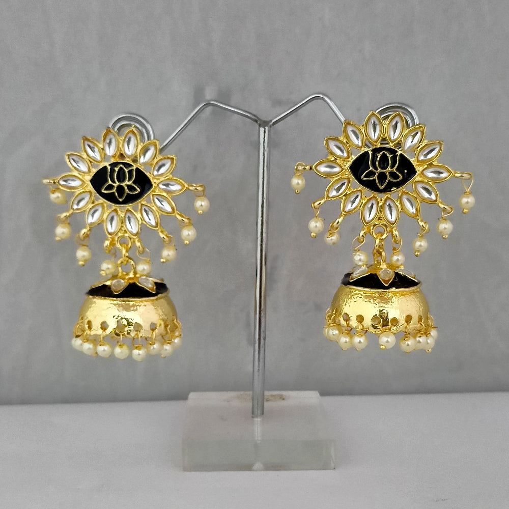 The99Jewel Traditional Kundan Earrings for Women | Elegant Indian Ethnic Stone Earrings for Wedding, Bridal and Festive Wear