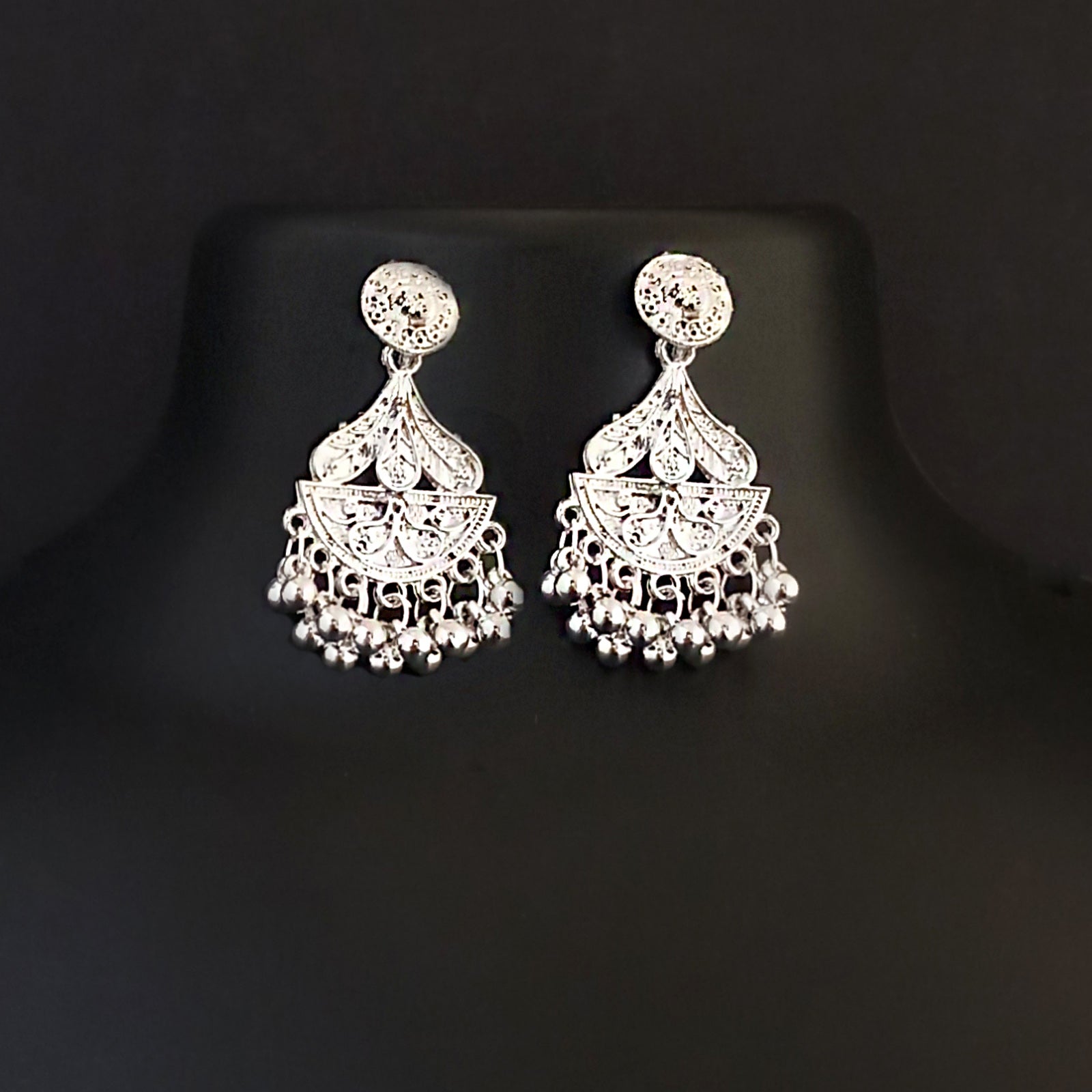 The99Jewel Oxidised Plated Stylish Earrings