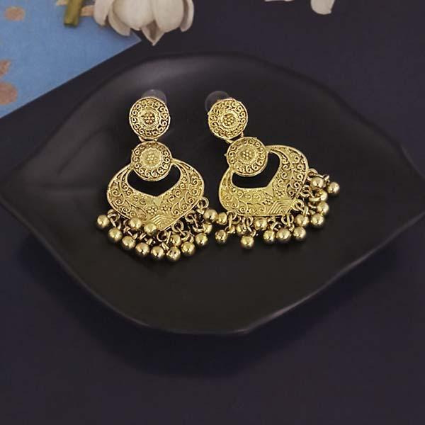 The99Jewel Gold Plated Dangler Earrings-1317021A