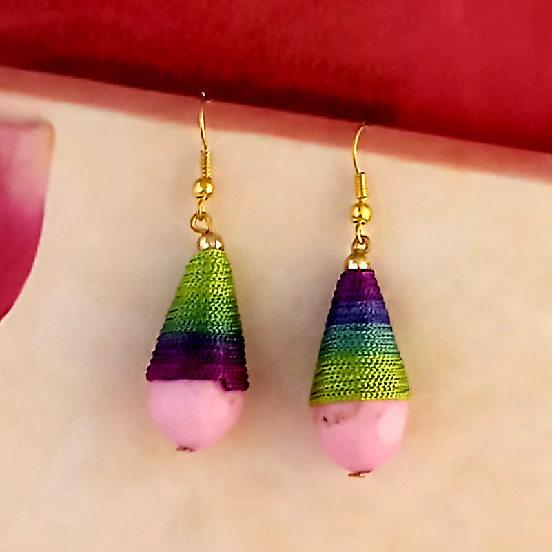 The99Jewel Stylish Multi Color Thread Earrings For Women And Girls