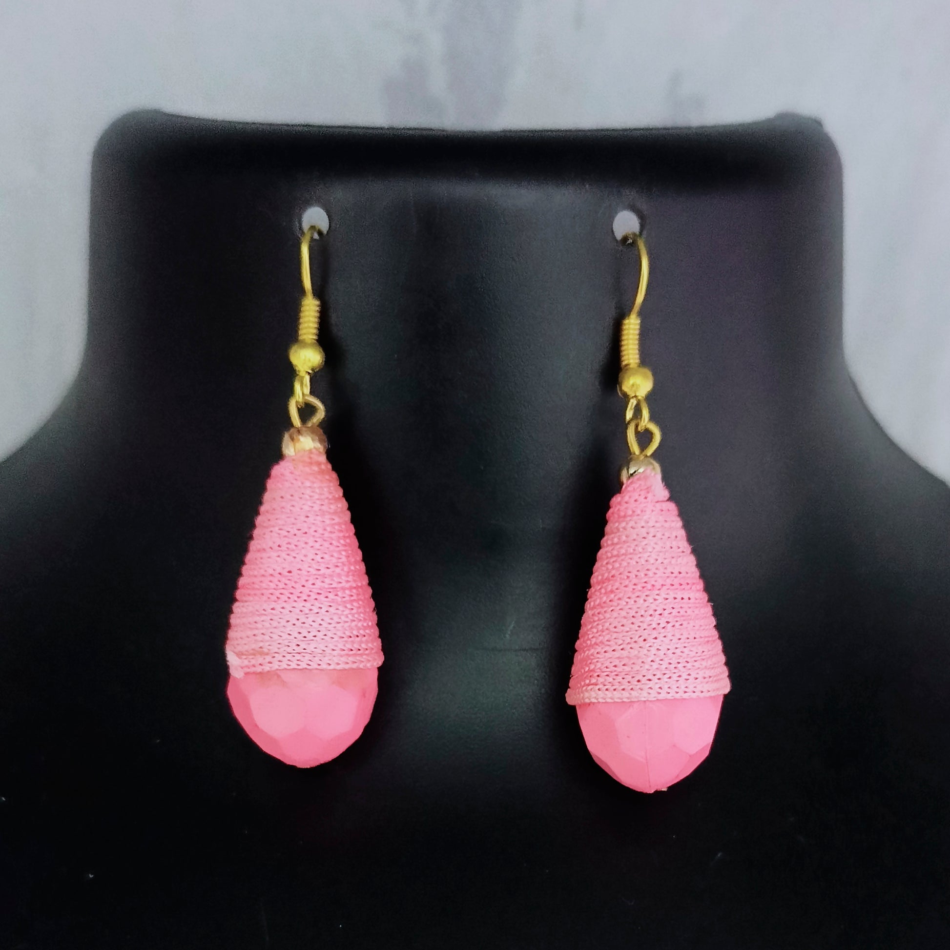 The99Jewel Stylish Pink Thread Earrings For Women And Girls