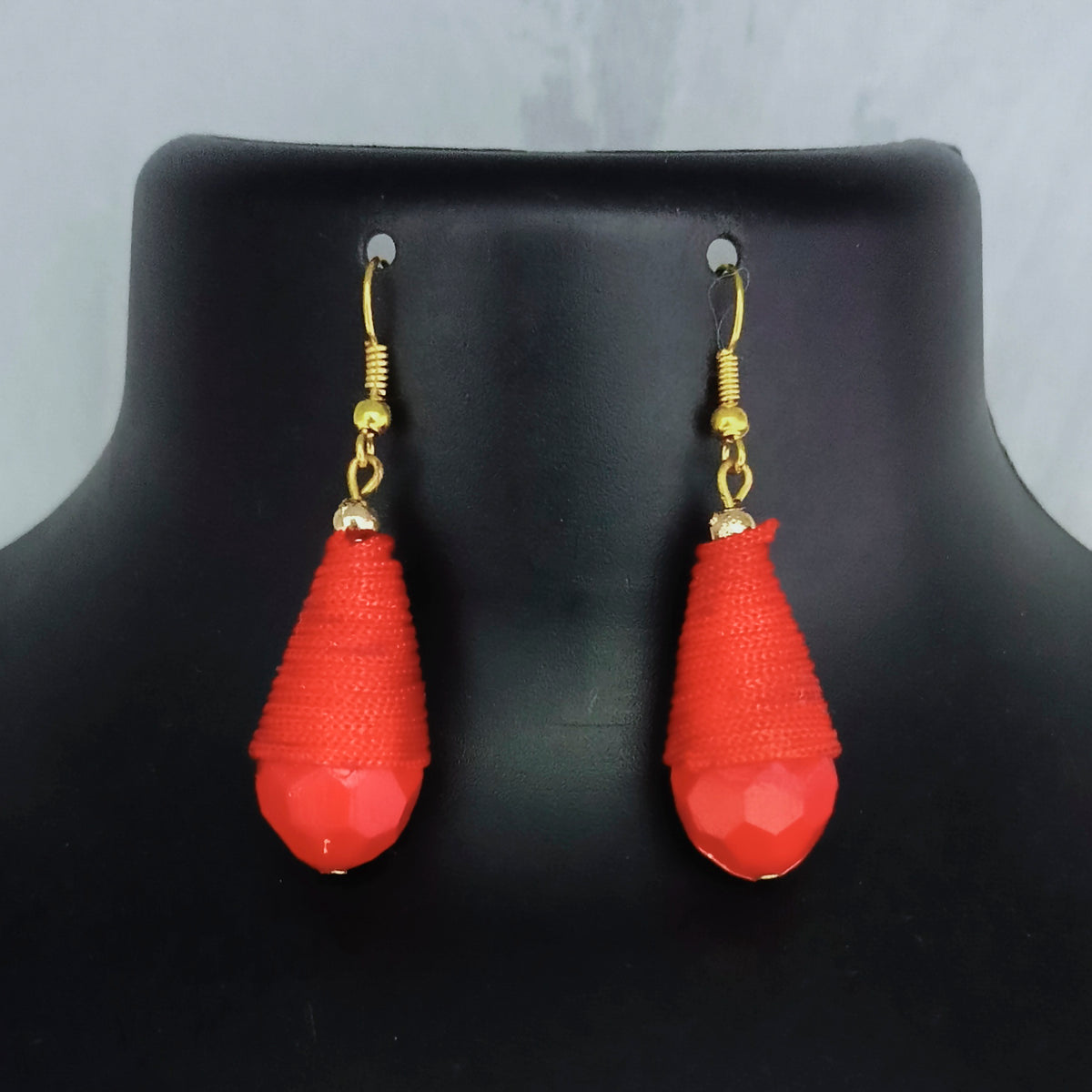 The99Jewel Stylish Red Thread Earrings For Women And Girls