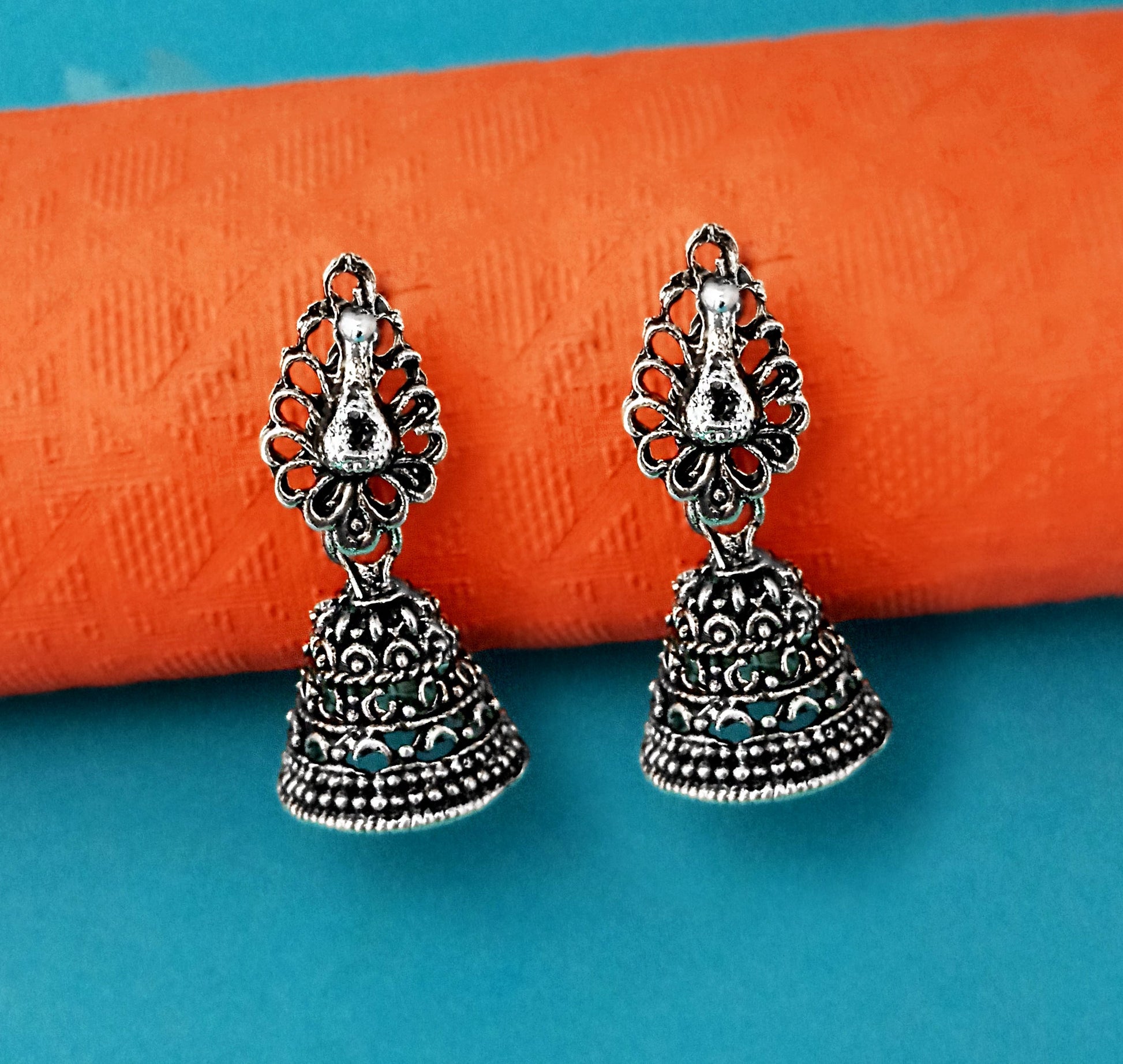 The99Jewel Oxidised Plated Stylish Earrings