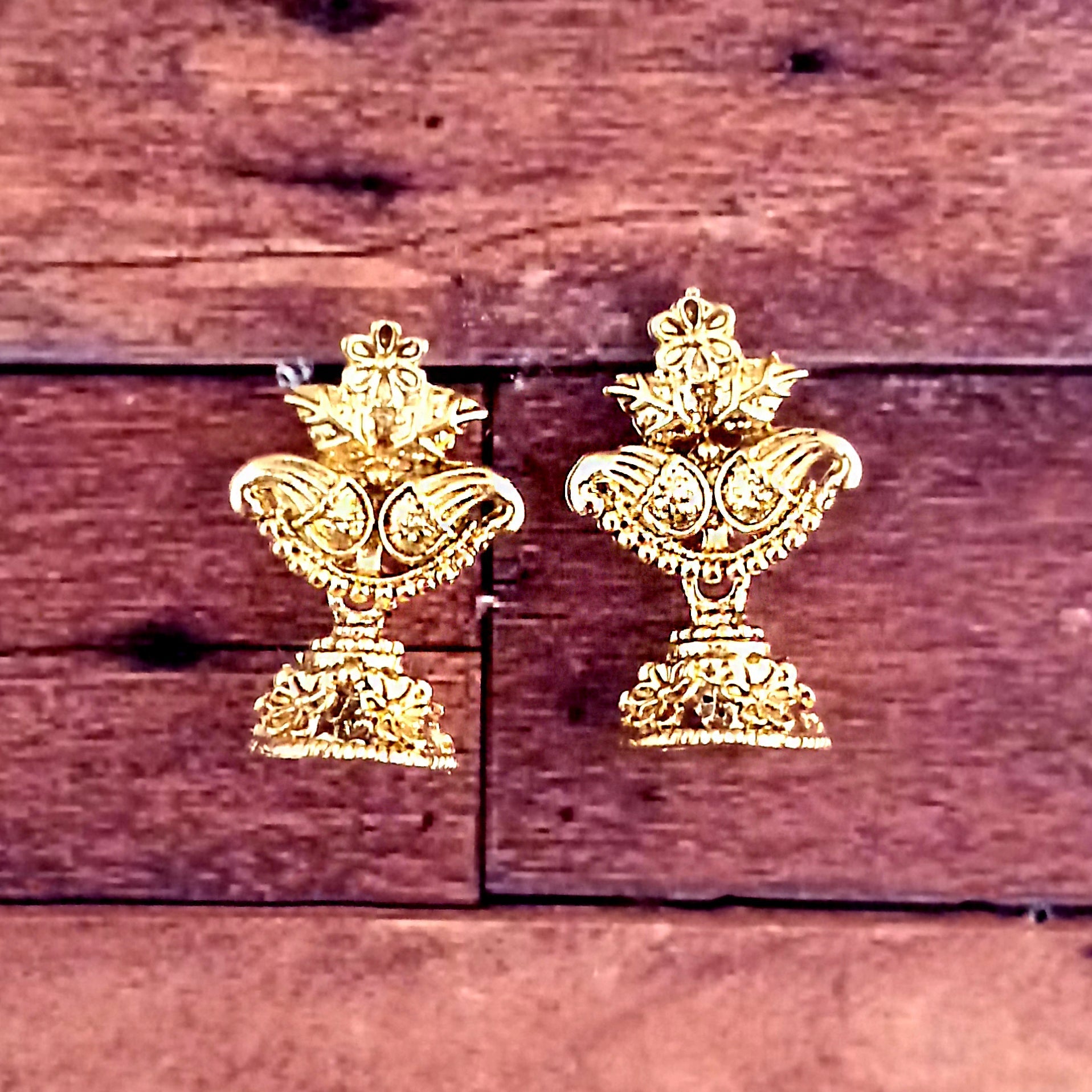 The99Jewel Gold Plated Small Jhumki Earrings