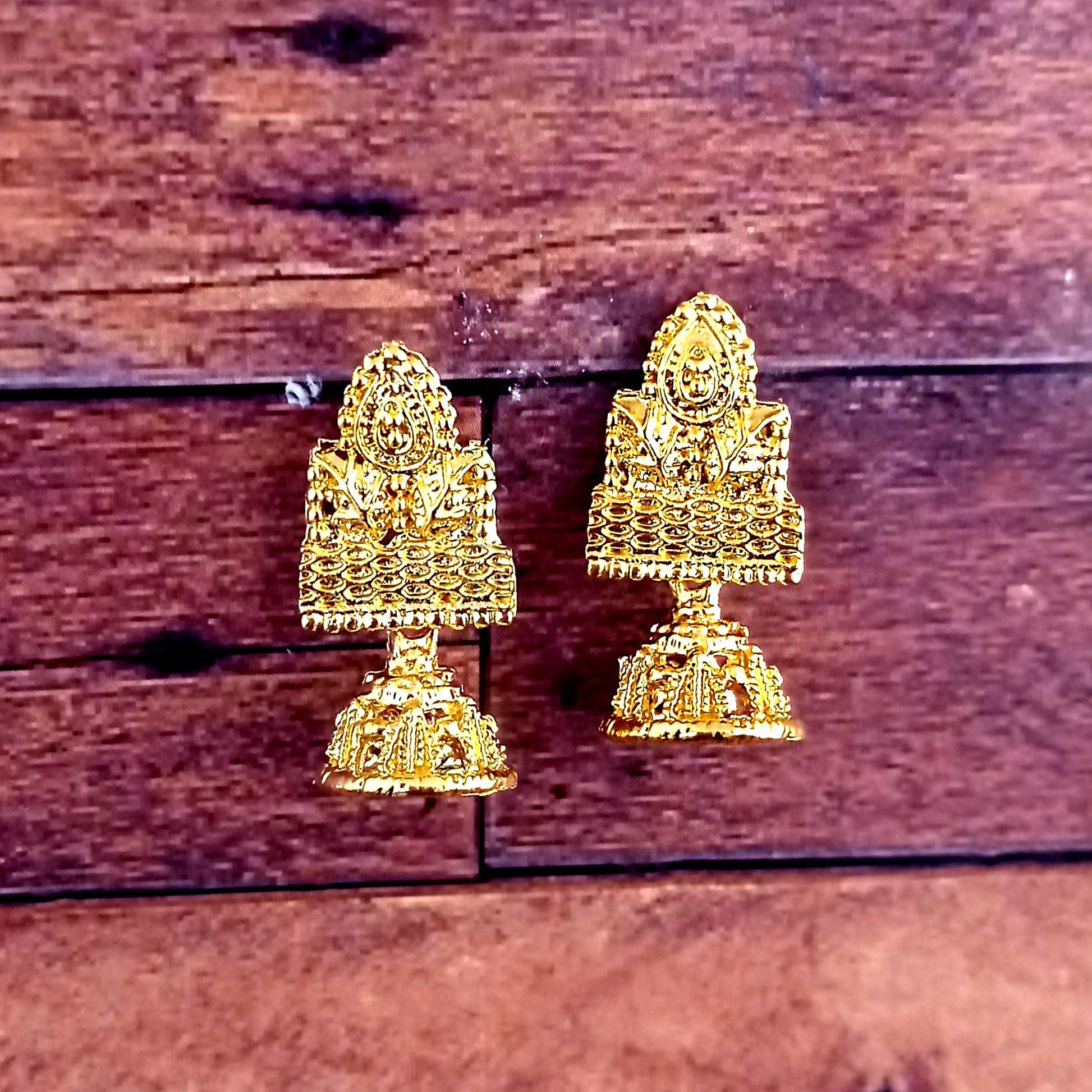 The99Jewel Gold Plated Small Jhumki Earrings