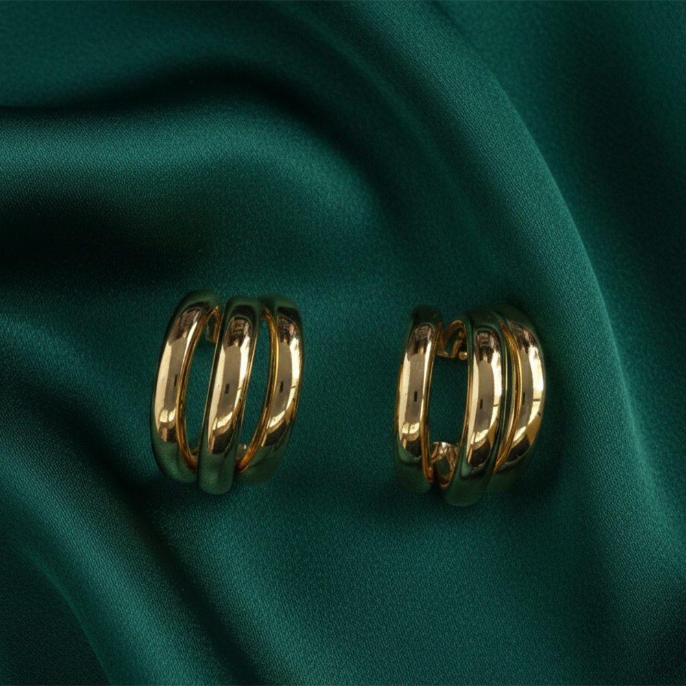 The99Jewel Lightweight Gold Plated Anti-Tarnish Studs