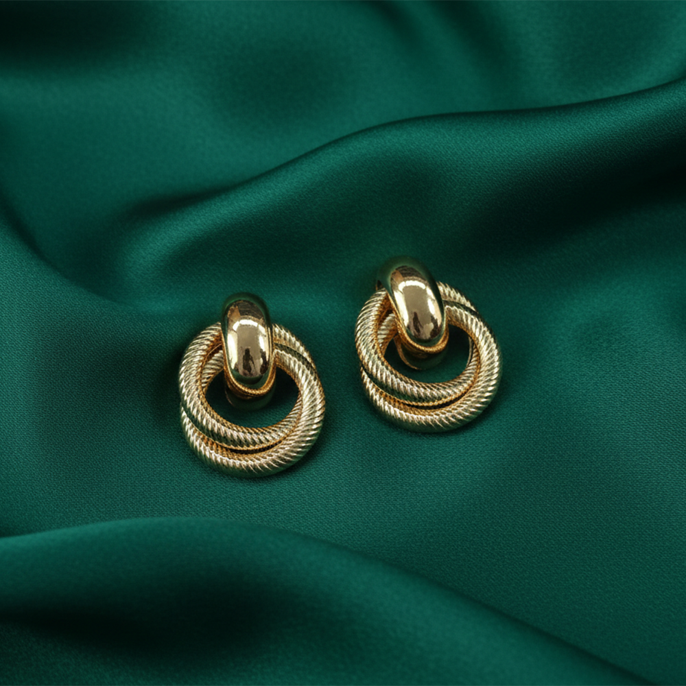 The99Jewel Everyday Gold Plated Anti-Tarnish Stud Earrings