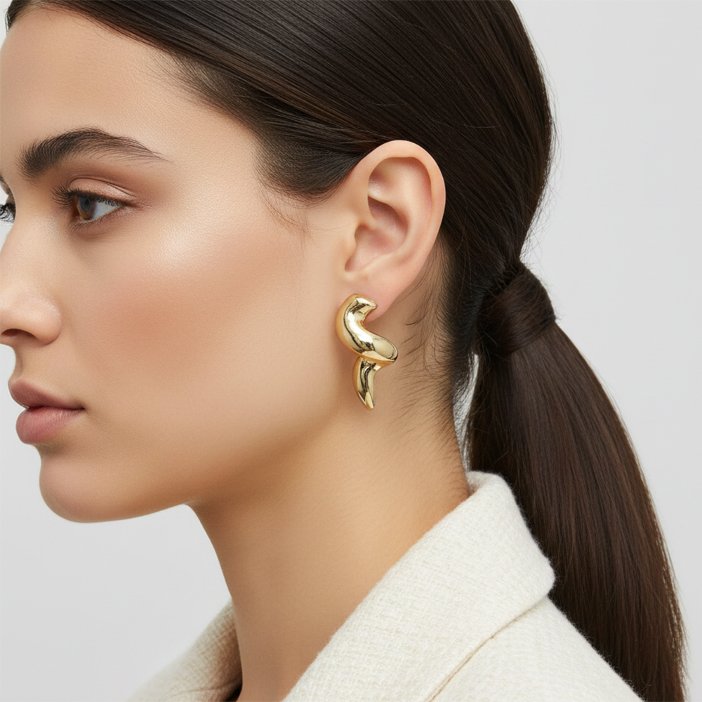The99Jewel Snake Style Anti Tarnish Earrings