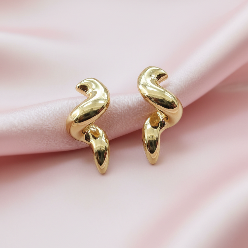 The99Jewel Snake Style Anti Tarnish Earrings