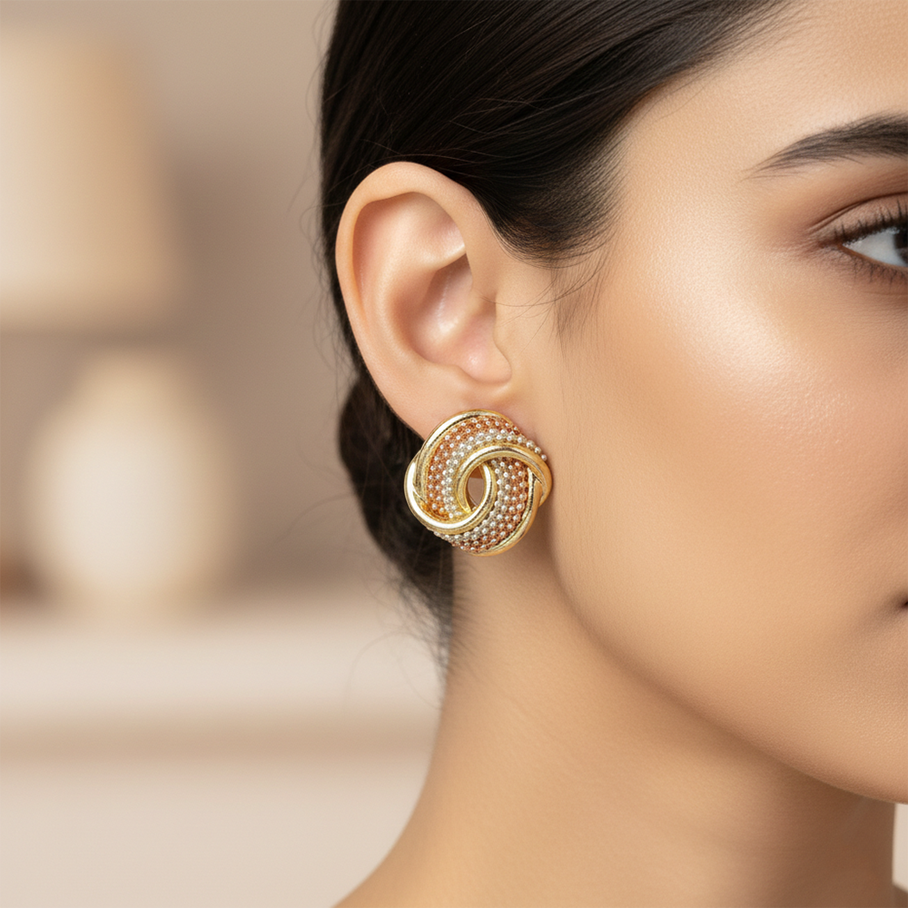 The99Jewel Anti-Tarnish Gold Tone Earrings for Women